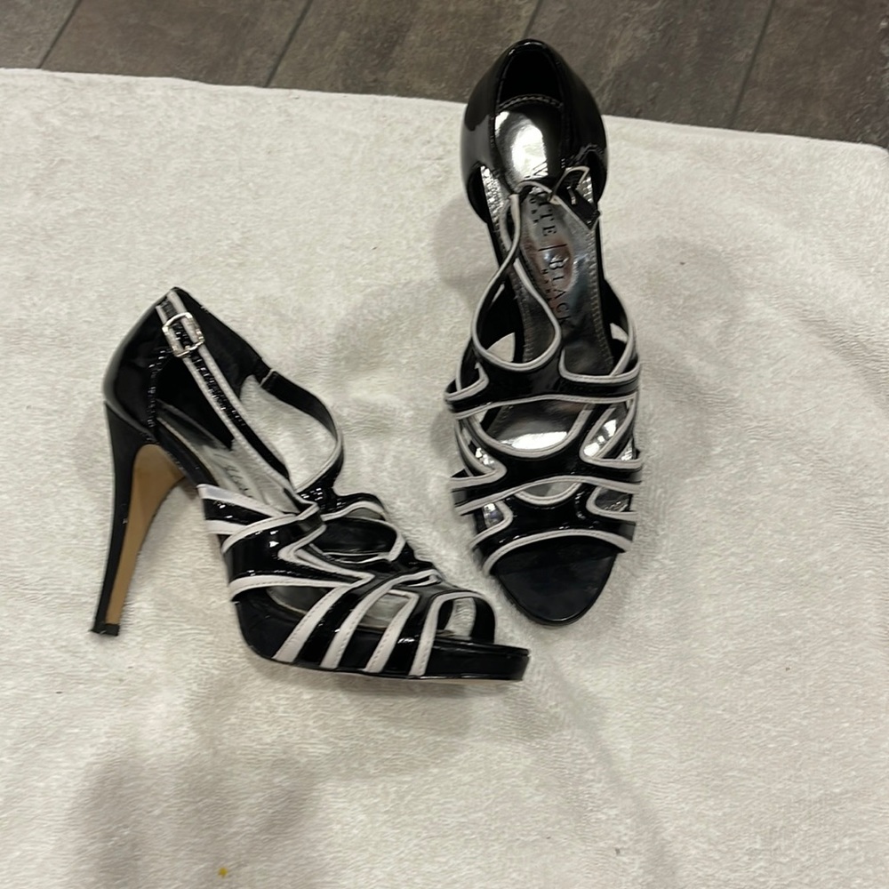 White House Black Market strapped heels